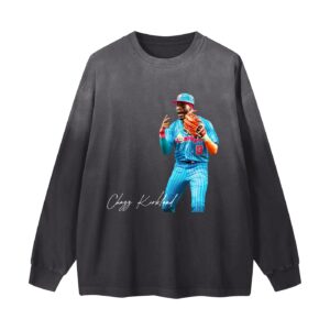 Gradient Washed Long Sleeve T-Shirt